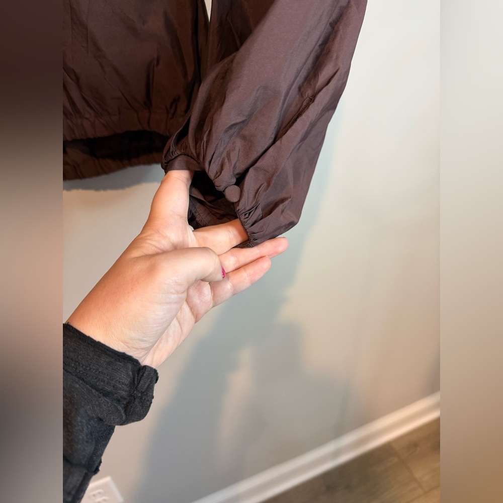 Rohe Brown Petale Long Sleeve Top Size 4 - Picture 9 of 13